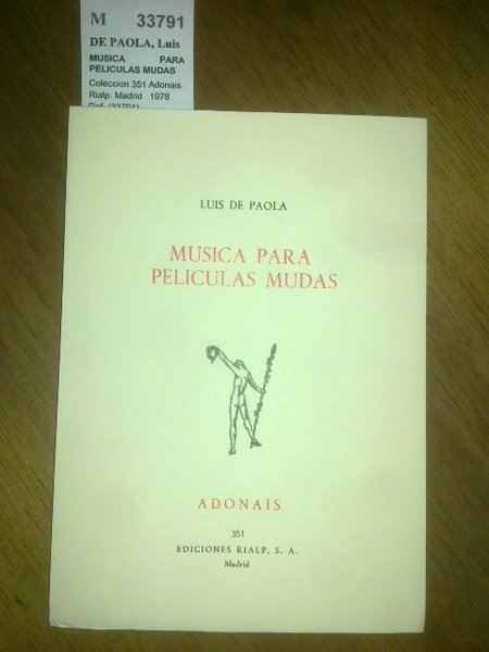 MUSICA PARA PELICULAS MUDAS