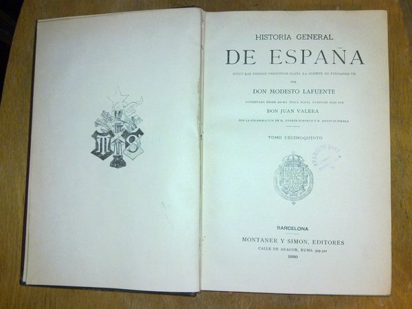 OBRA HISTORICA. Ed. de Leonardo Romero.