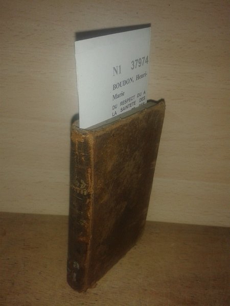 DU RESPECT DU A LA SAINTETE DES EGLISES, ET DES …