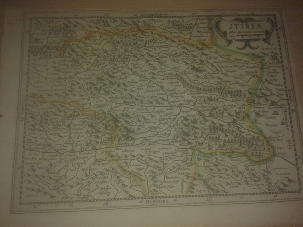 MAPA ANTIGUO: “STIRIA. P. Kaerius Caela”.
