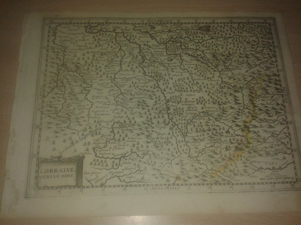 MAPA ANTIGUO: “LORRAINE VERS LE MIDY”.