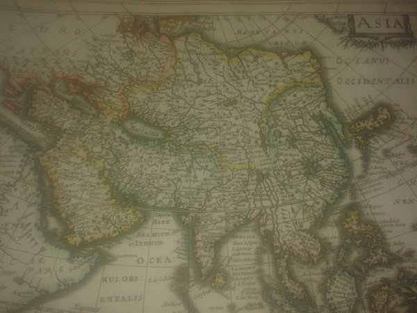 MAPA ANTIGUO: “ASIA”