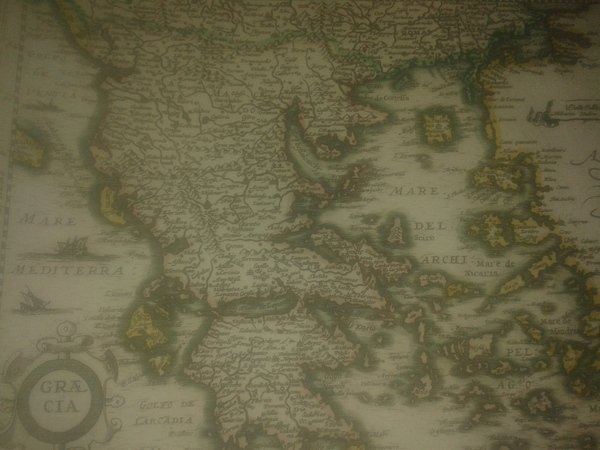 MAPA ANTIGUO: “GRAECIA”