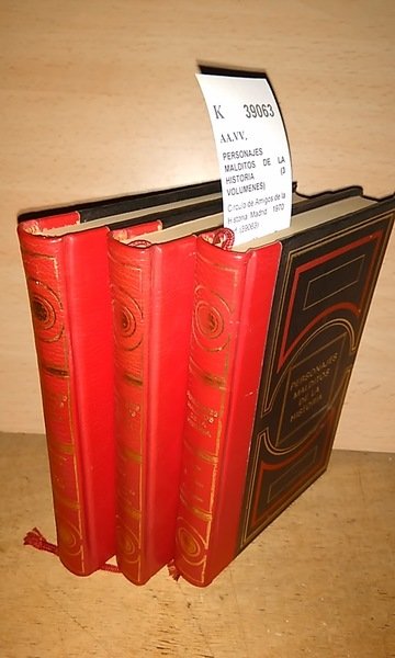 PERSONAJES MALDITOS DE LA HISTORIA (3 VOLUMENES)