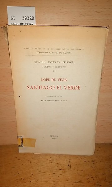 SANTIAGO EL VERDE. Publicada por Ruth Annelise Oppenheimer.