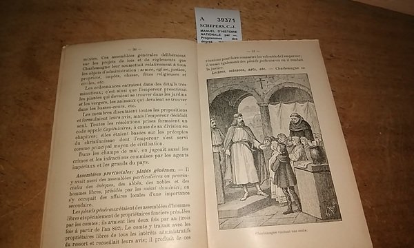 MANUEL D’HISTOIRE NATIONALE par ---. Programmes des degres moyen et …