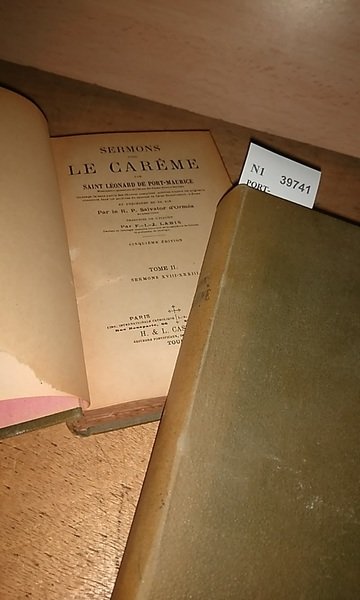 SERMONS POUR LE CARÊME par Saint ---. et precedees de …