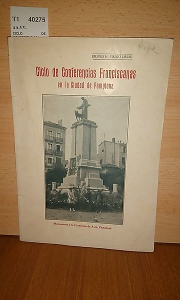 CICLO DE CONFERENCIAS FRANCISCANAS EN LA CIUDAD DE PAMPLONA