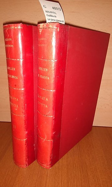 LA GAYA CIENCIA DE --- (2 VOLUMENES)