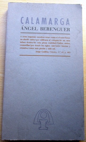 CALAMARGA. (Reproducción facsímil).