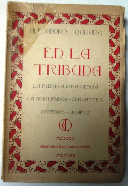 EN LA TRIBUNA. Cervantes. La Gaya Ciencia. La Raza. La …