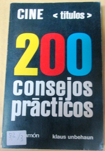CINE Títulos. 200 CONSEJOS PRACTICOS