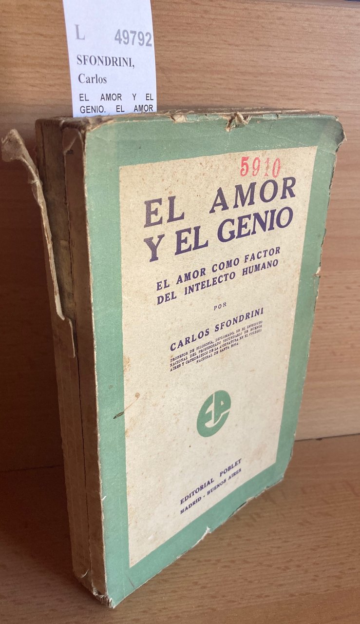 EL AMOR Y EL GENIO. EL AMOR COMO FACTOR DEL …