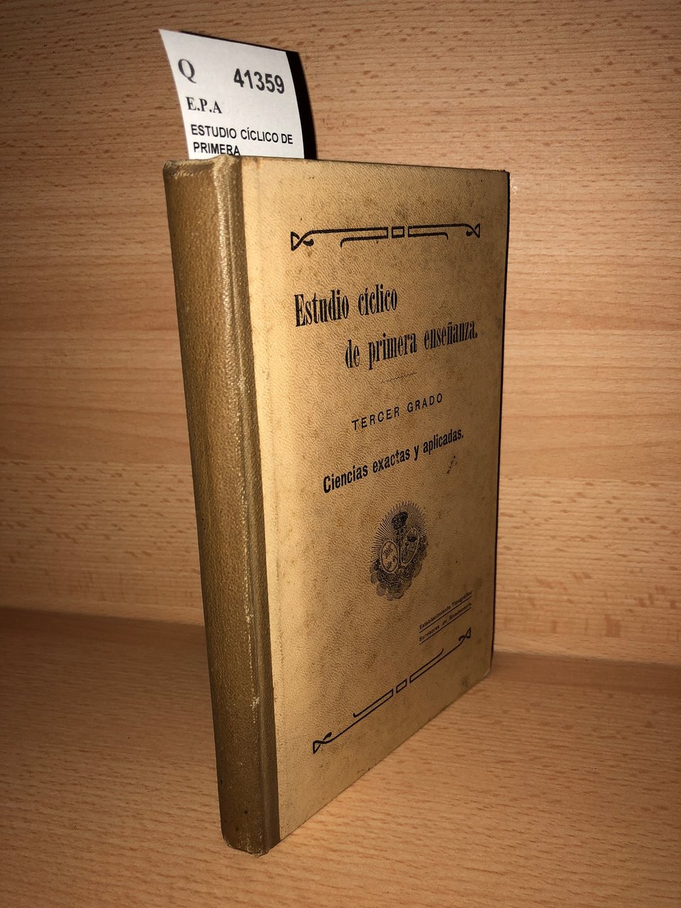 ESTUDIO CÍCLICO DE PRIMERA ENSEÑANZA PARA USO DE LOS ALUMNOS …