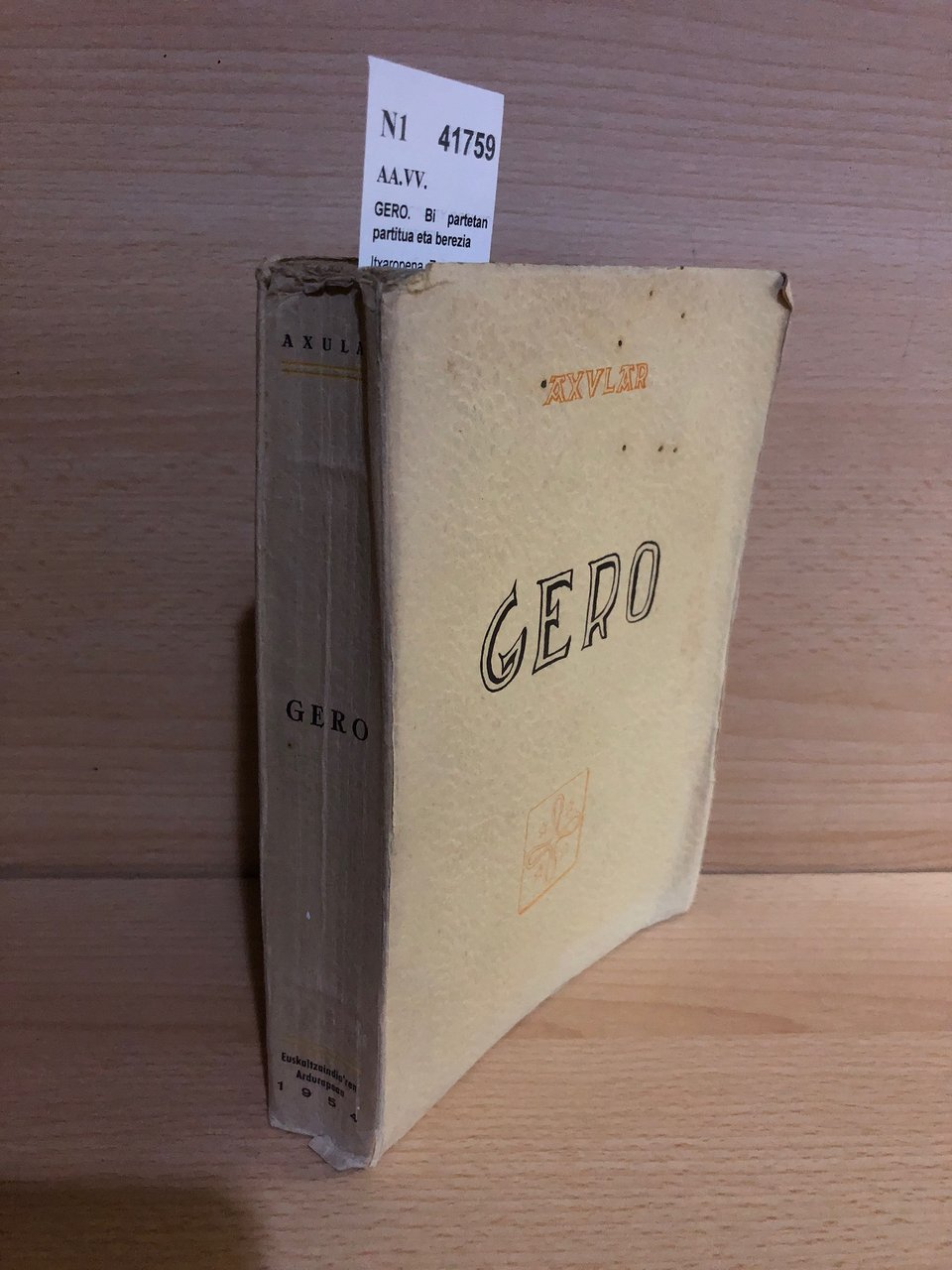 GERO. Bi partetan partitua eta berezia