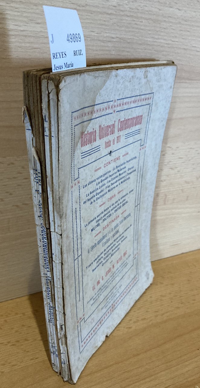 HISTORIA UNIVERSAL CONTEMPORANEA HASTA 1911