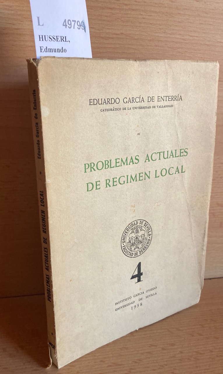 PROBLEMAS ACTUALES DE REGIMEN LOCAL.