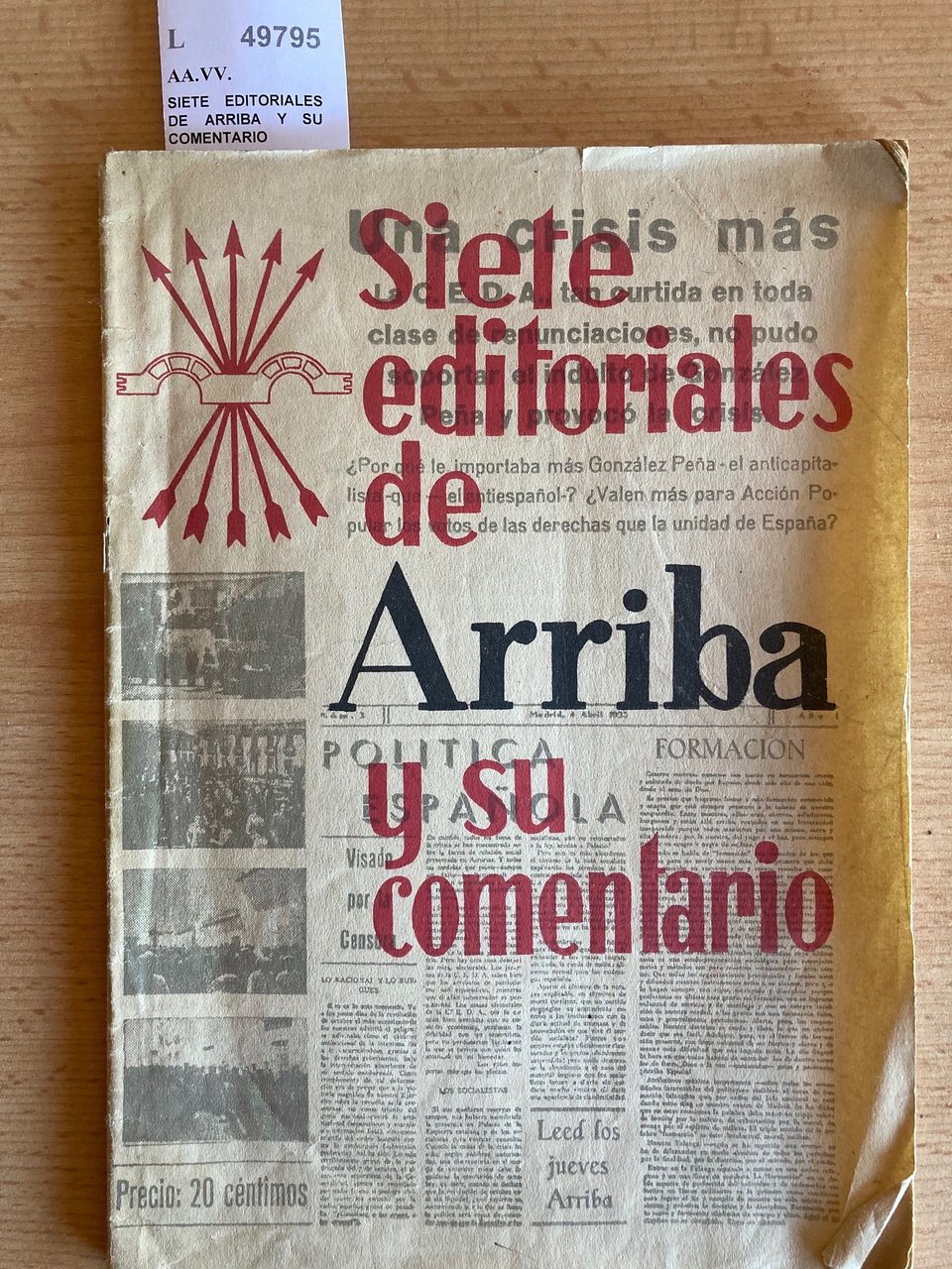 SIETE EDITORIALES DE ARRIBA Y SU COMENTARIO