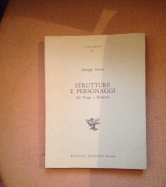Strutture e personaggi. Da Verga a Bonaviri.
