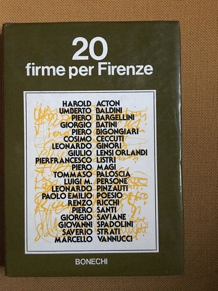 20 firme per Firenze.