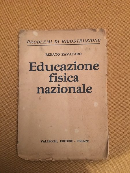 Educazione fisica nazionale.
