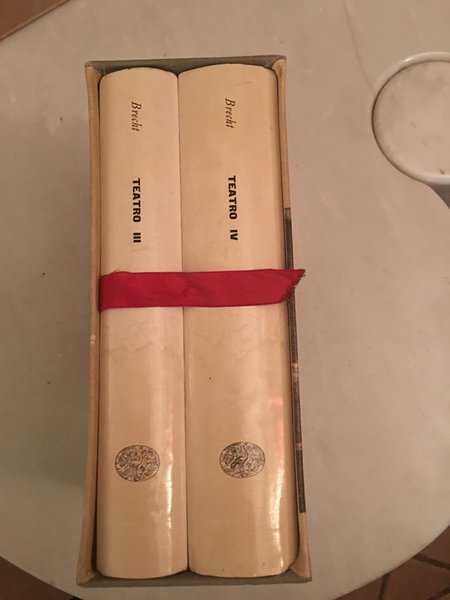 Teatro I .Teatro II .Teatro III .Teatro IV. Quattro volumi.