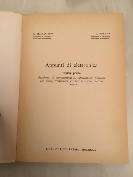 Appunti di elettronica.