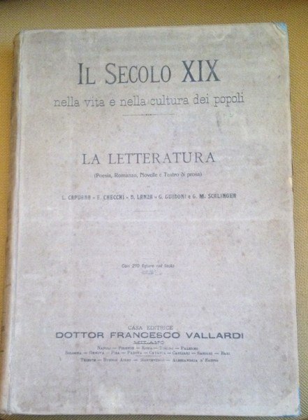 Il secolo XIX nella vita e nella cultura dei popoli. …