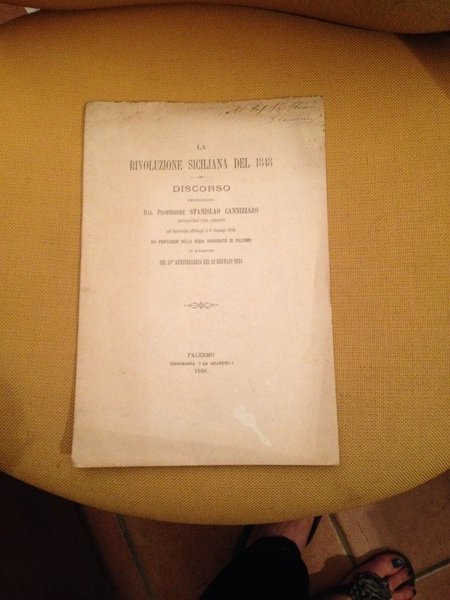 la rivoluzione siciliana del 1848. discorso pronunziato dal professore Stanislao …
