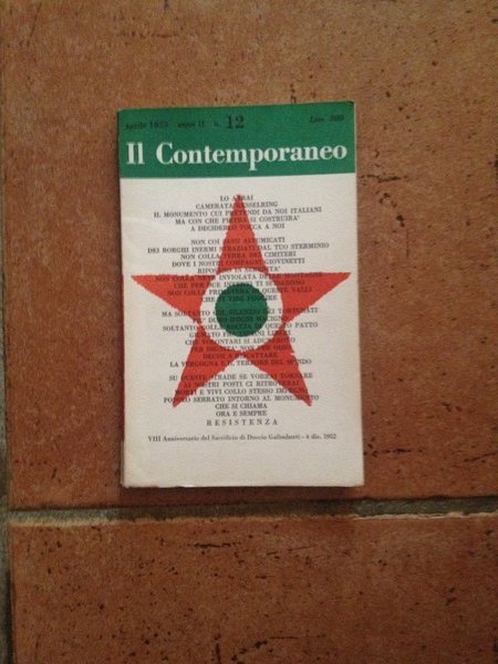 Il contemporaneo. n. 12 aprile 1959