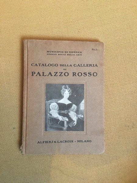 CATALOGO della GALLERIA di PALAZZO ROSSO.