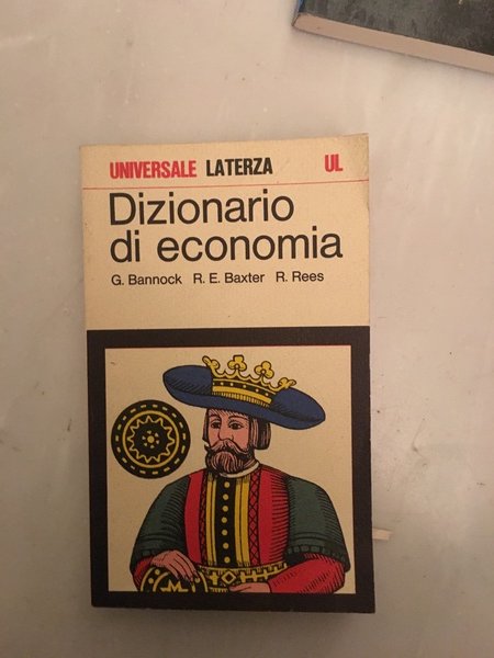 Dizionario di economia.