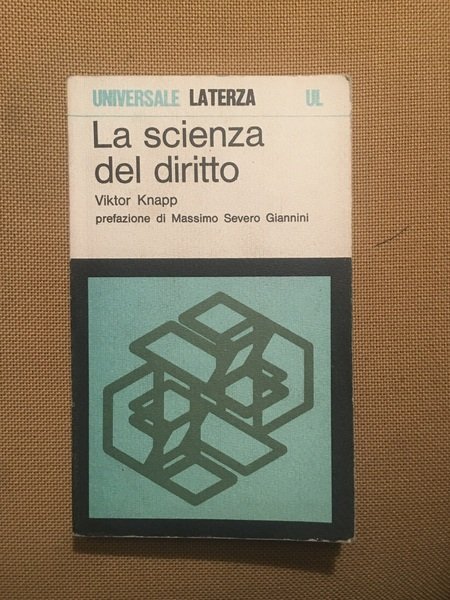 La scienza del diritto.