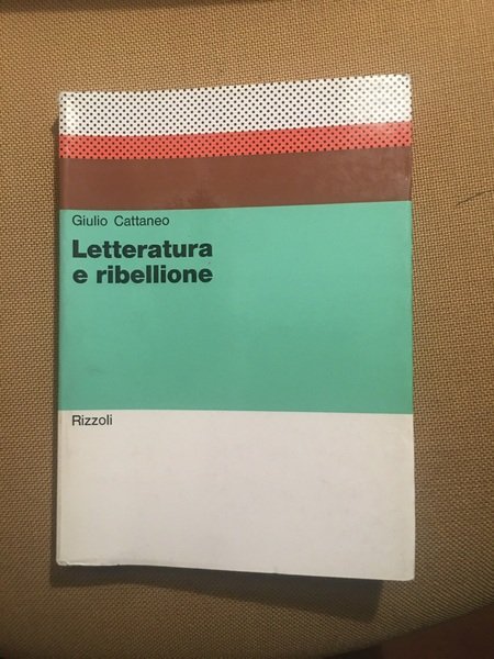 Letteratura e ribellione