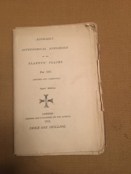 Raphael's astronomical ephemeris of the planets' places for 1881 (revised …