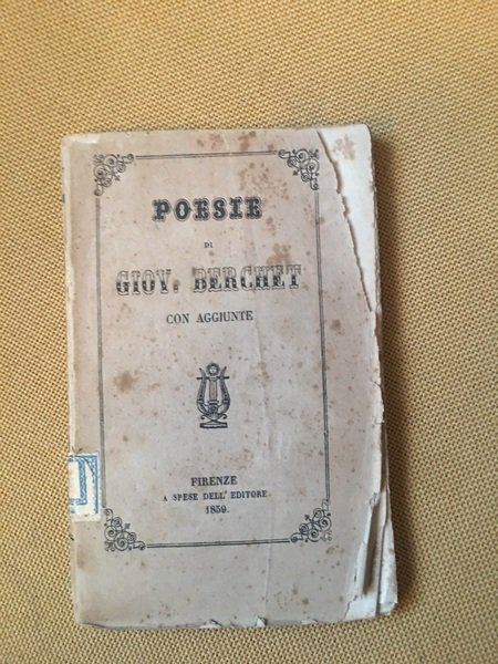 Poesie di Giov. Berchet con aggiunte.