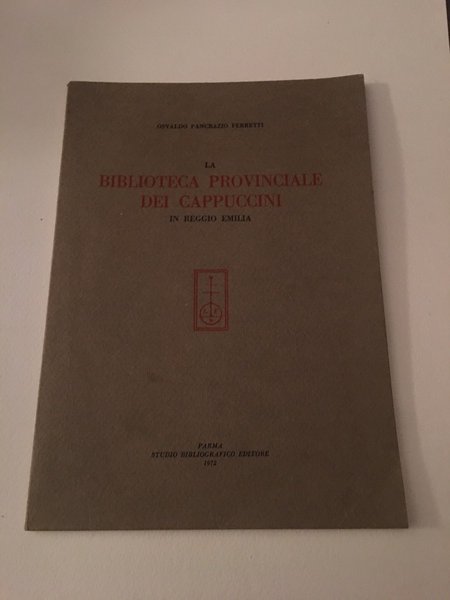 La biblioteca provinciale dei Cappuccini in Reggio Emilia.