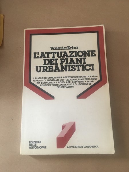 L'attuazione dei piani urbanistici