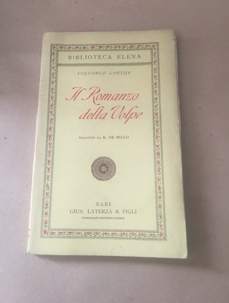 Il romanzo della volpe.