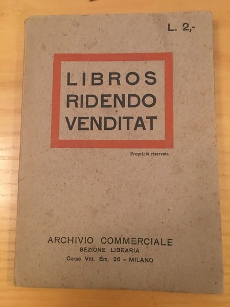 Libros ridendo venditat.