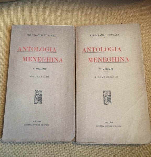 Antologia meneghina.