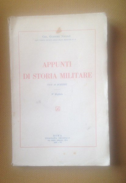 Appunti di storia militare.