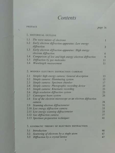 Electron Diffraction