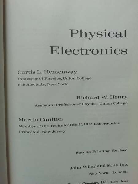 Physical Electronics