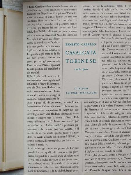 Cavalcata Torinese 1748-1960, Prima ed.