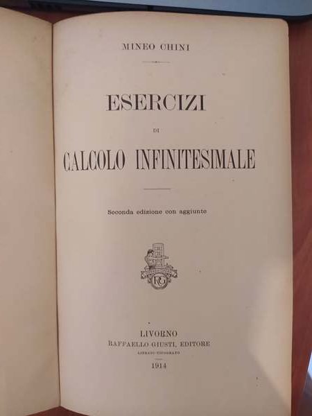 Esercizi di calcolo infinitesimale