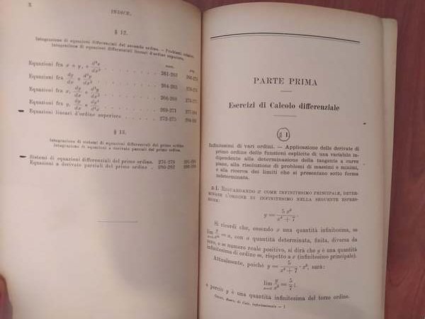 Esercizi di calcolo infinitesimale