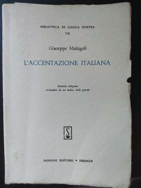 L'accentazione italiana