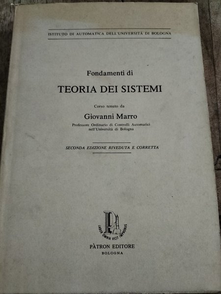 Fondamenti di Teoria dei sistemi