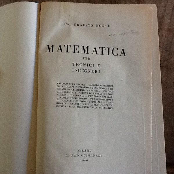 Matematica per tecnici e ingegneri Tavole di integrali Esercizi di …